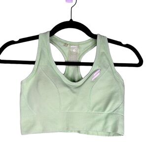 Do You Even Light Green Athletic Sports Bra Size Small